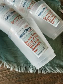 Cup Of Tea Guest Check Reusable Cups -Fashion Home Store image 54ab77b1 7817 4424 bf7d 62addaa68e8c