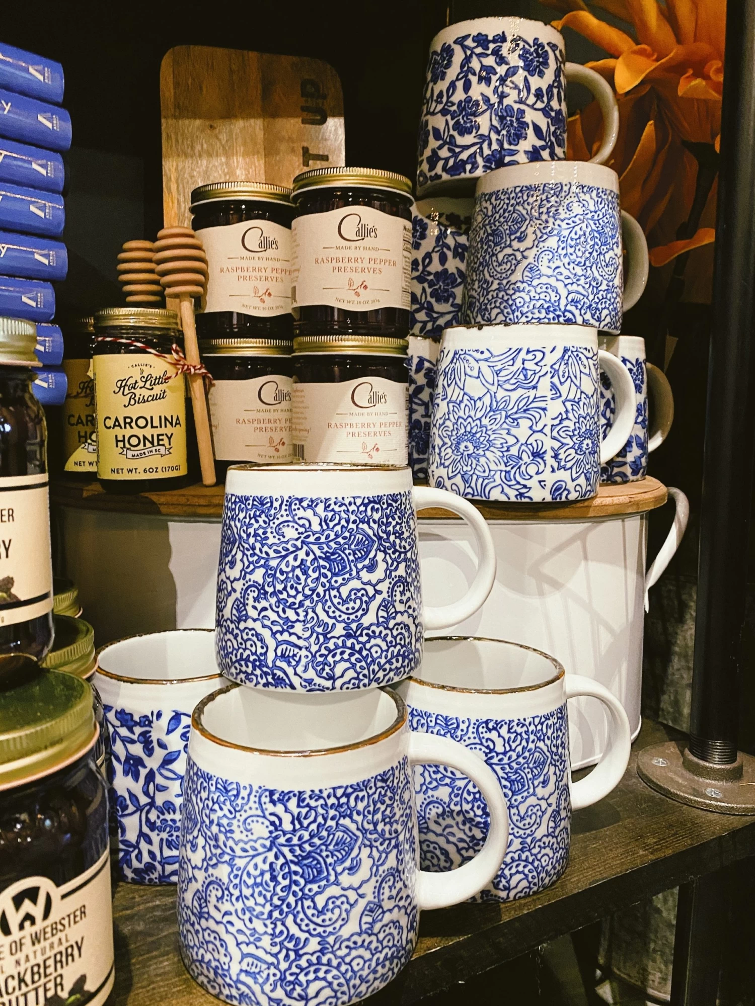 Paisley Blue + White Mug 2 Paisley Blue + White Mug - Image 2