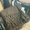 Charcoal Throw With Fringe