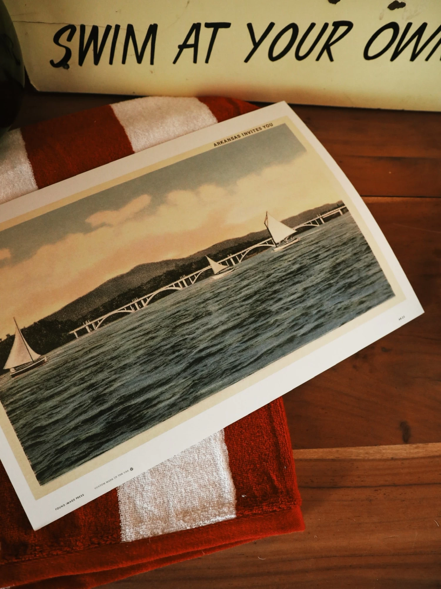 Sail Boats In Arkansas Lake Art Print 2 Sail Boats In Arkansas Lake Art Print - Image 2