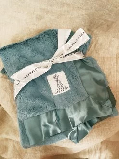 Fashion Home Store 23 Little Giraffe: Luxe Baby Blanket - Cornflower