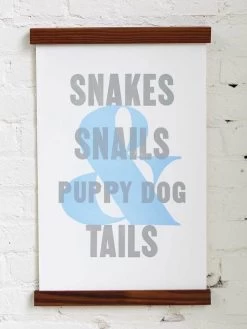 Old Try: What Folks Are Made Of - Puppy Dog Tails (13x20) -Fashion Home Store image 7634d2e4 c755 4fa1 b7db 93ecbcc8989f