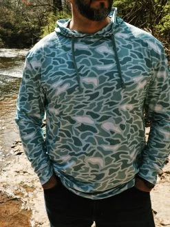 Burlebo: Performance Hoodie - Seaside Camo -Fashion Home Store image 7a8d4957 a831 46ef b6aa a70524acdb7e