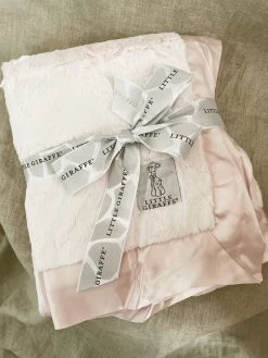 Little Giraffe: Luxe Baby Blanket - Pink
