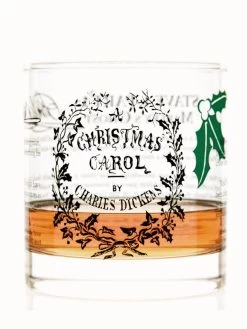 A Christmas Carol Rocks Glass -Fashion Home Store image 7fe9d520 2b90 4a0d 88e6 c39419287f1f