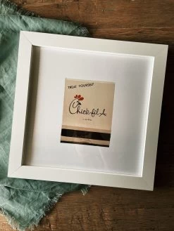 Match South: Chick-fil-A Print - White Frame