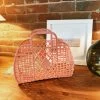 Retro Basket Jelly Large Bag - Peach