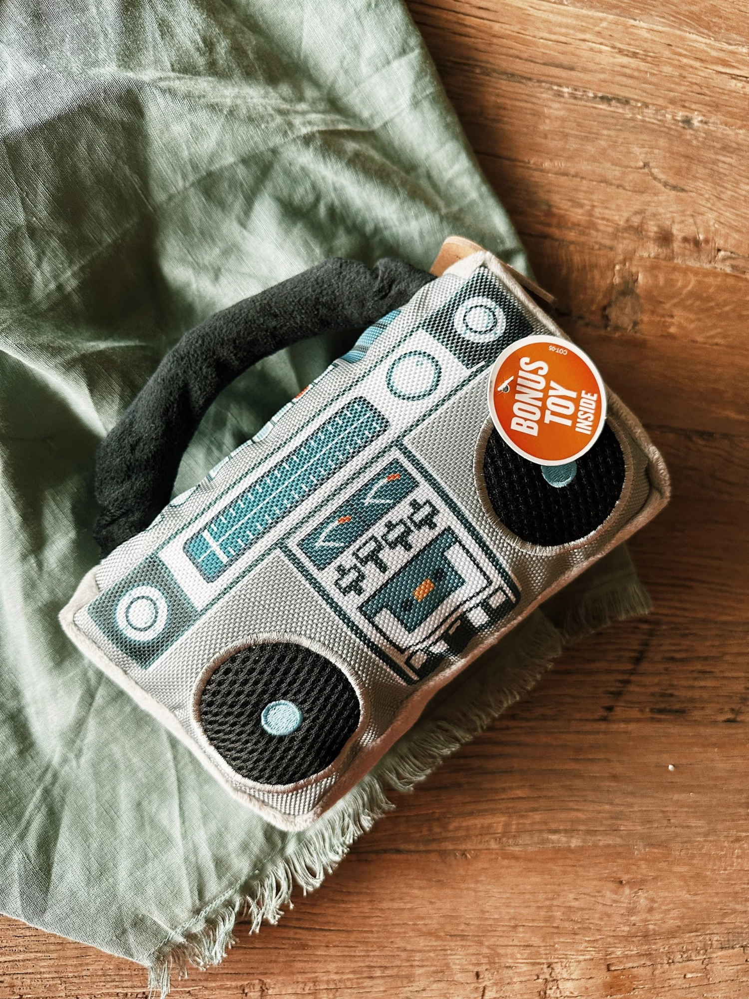 Boom Box Dog Toy