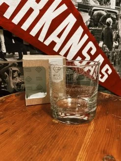 Fayetteville, AR Map Rocks Glass -Fashion Home Store image 8fe301d0 2783 42b3 ac37 c32a3d4a9482