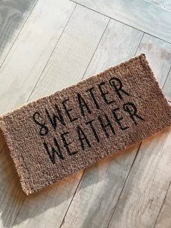 Sweater Weather Doormat