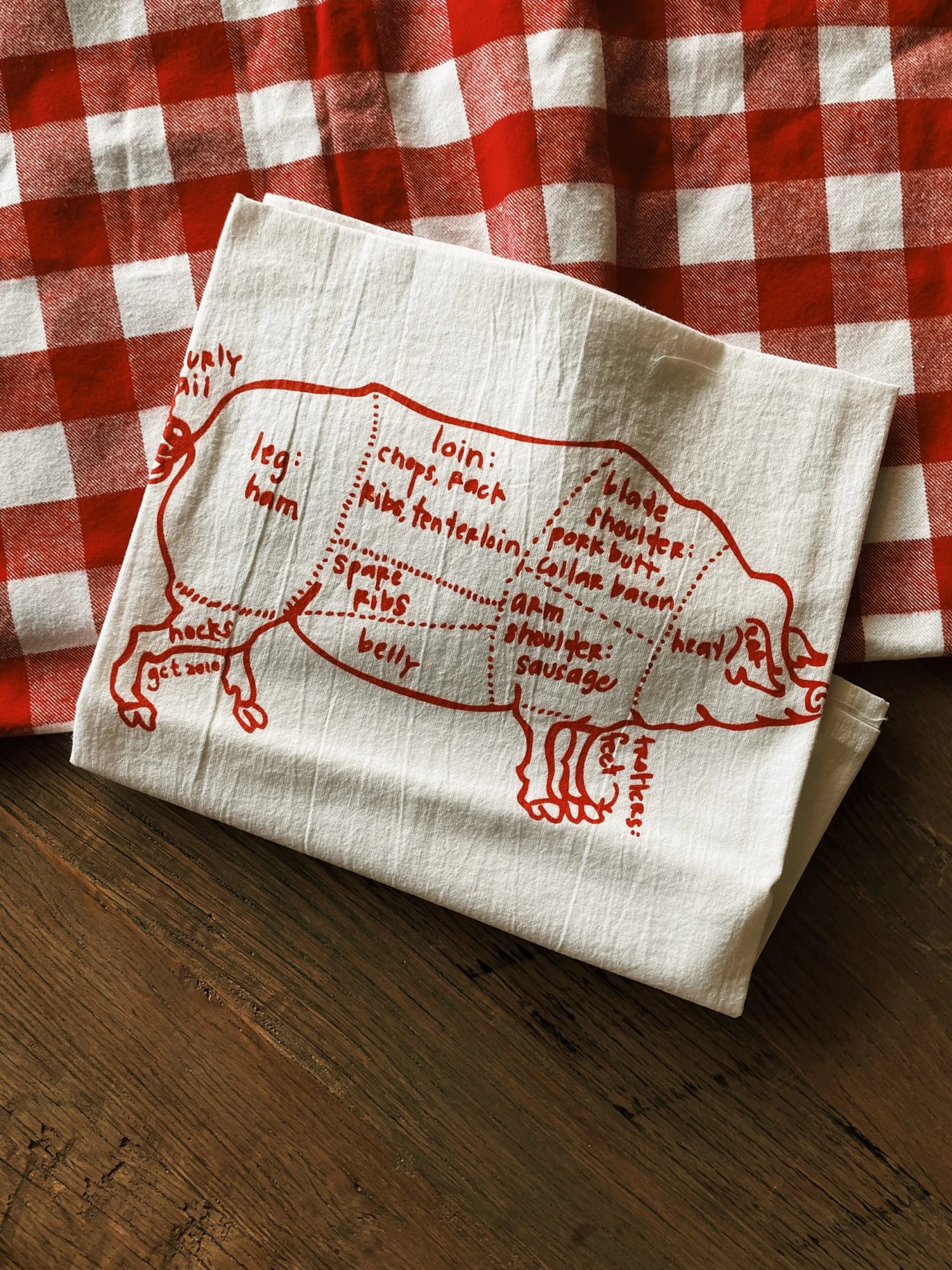 Pig Tea Towel 2 Pig Tea Towel - Image 2