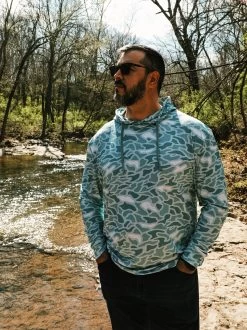 Burlebo: Performance Hoodie - Seaside Camo