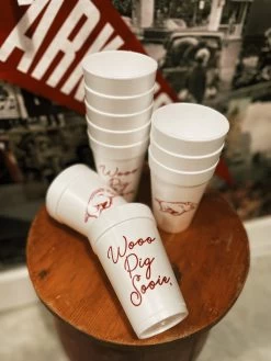 Wooo Pig Sooie Razorback Foam Cups -Fashion Home Store image 9adcdfef 3f6b 4456 b294 8d54a7479f73