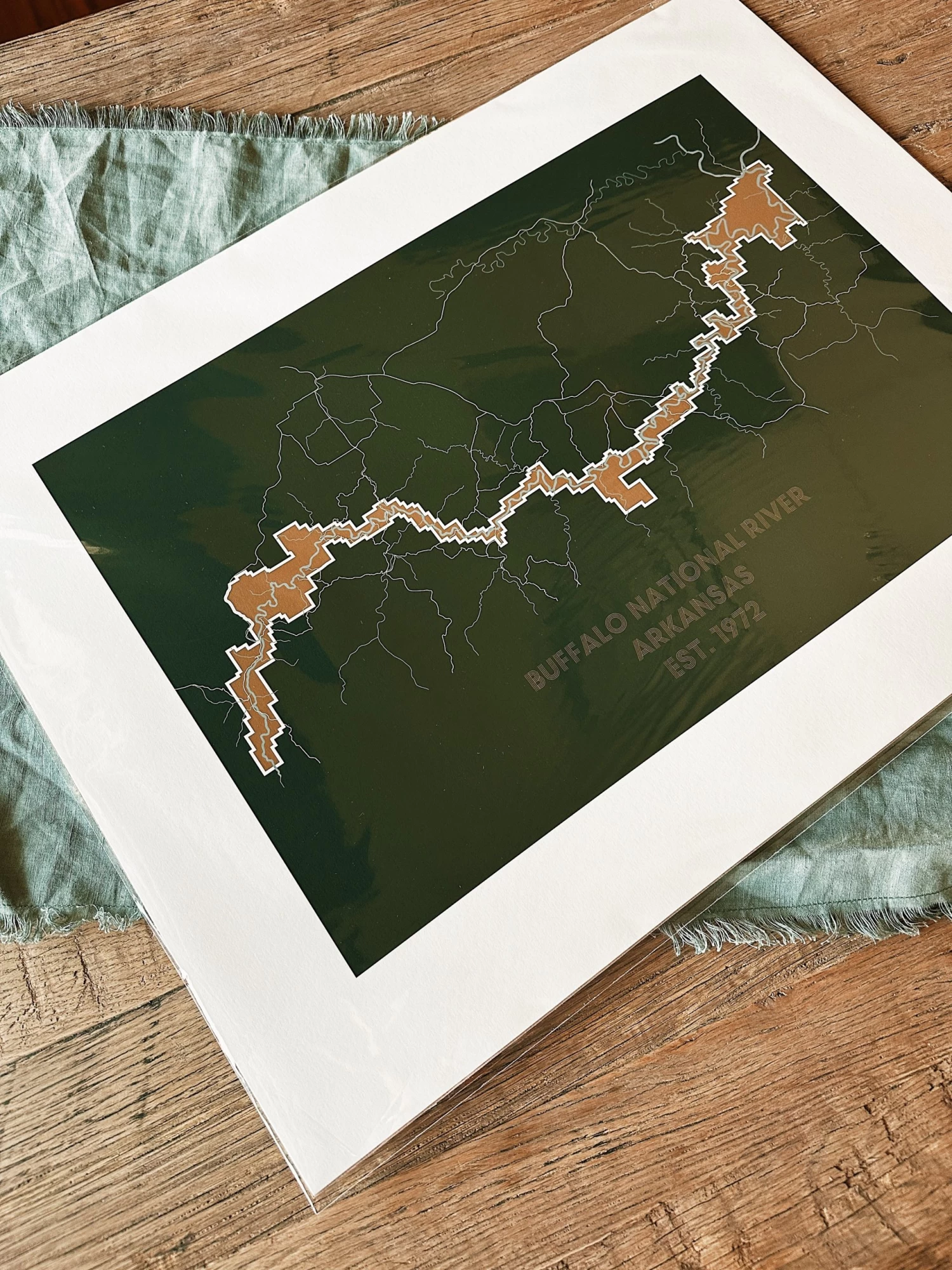 Buffalo National River Map - Spruce 1 Buffalo National River Map - Spruce