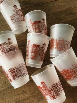 University Of Arkansas Campus Skyline Reusable Cups -Fashion Home Store image 9d0260d3 2baf 40e3 a10d 1d180cec4277