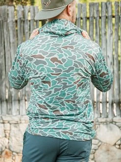 Burlebo: Perfomance Hoodie - Retro Duck Camo -Fashion Home Store image abf059b0 5b0b 4666 b507 c4439199c7d3