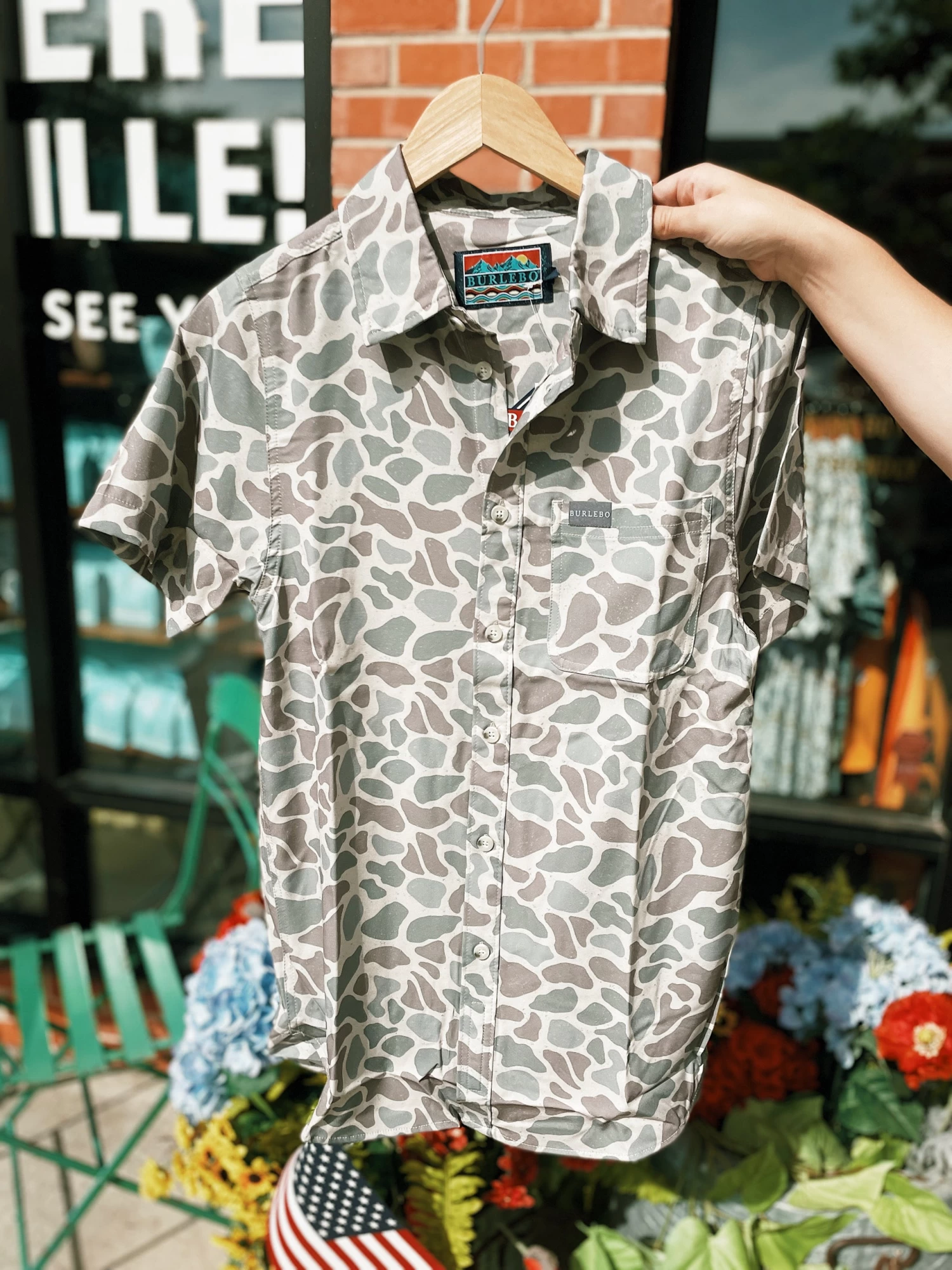 Burlebo: Performance SS Button Up - Classic Deer Camo 1 Burlebo: Performance SS Button Up - Classic Deer Camo