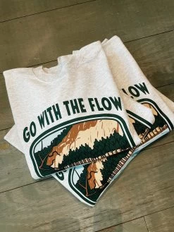 Go With The Flow Buffalo River Sweatshirt -Fashion Home Store image b4108cd0 34f5 4849 be4f 4c46fc63d336