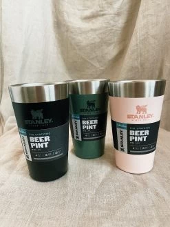 Stanley: Stacking Pint Cup - Hammertone Green -Fashion Home Store image b6274f2c d4be 41b6 84ec 14b62647b8f6