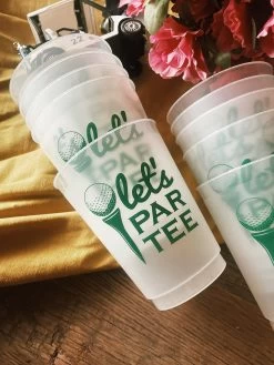 Let's Par Tee Golf Ball Reusable Cups -Fashion Home Store image b6681d42 283f 4f92 97fd c2b2ee1c8bbf