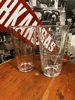 University Of Arkansas Campus Map Pint Pair -Fashion Home Store image b6f3a8f8 25c3 4b1c baaf 3cf6e83ab0fa