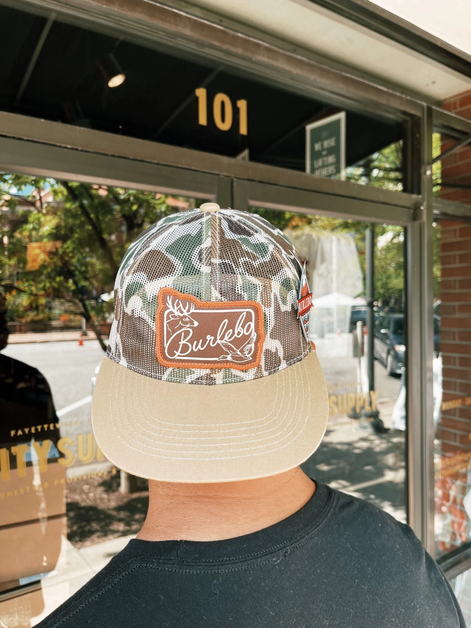 Burlebo: Full Camo Mesh W/ Patch Logo Hat 1 Burlebo: Full Camo Mesh W/ Patch Logo Hat