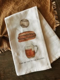 Take Me Out Dish Towel