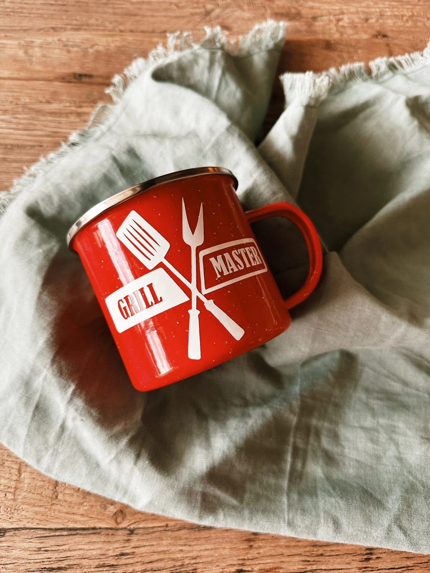 Grill Master Enamel Mug 1 Grill Master Enamel Mug