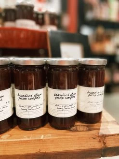 Stone Hollow Farmstead: Brandied Plum + Pecan Compote