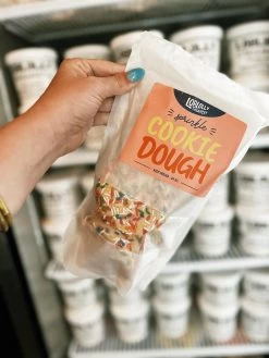 Loblolly Creamery: Take + Bake Frozen Cookie Dough - Sprinkle