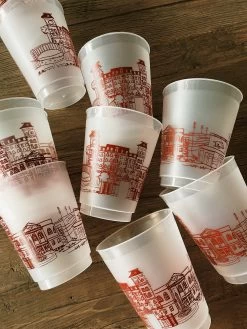 University Of Arkansas Campus Skyline Reusable Cups -Fashion Home Store image d38c7492 a501 471e b4d8 b54585ed31a4