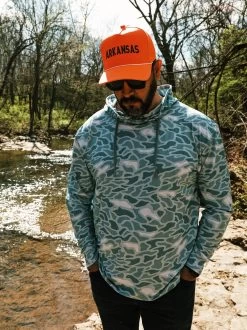 Burlebo: Performance Hoodie - Seaside Camo -Fashion Home Store image d4593b48 b87c 41bc ac4c 61aae6df729e