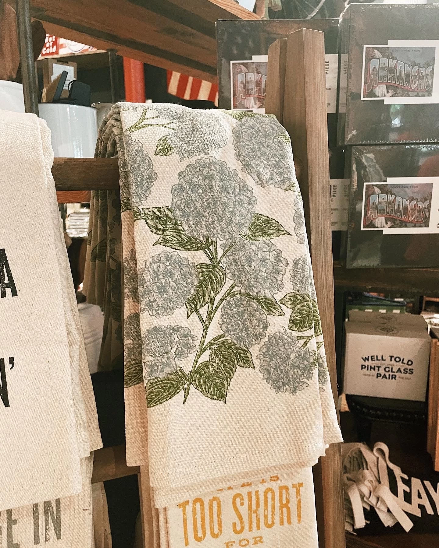 Hydrangea Kitchen Towel 2 Hydrangea Kitchen Towel - Image 2