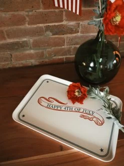 Happy 4th Of July Serving Tray