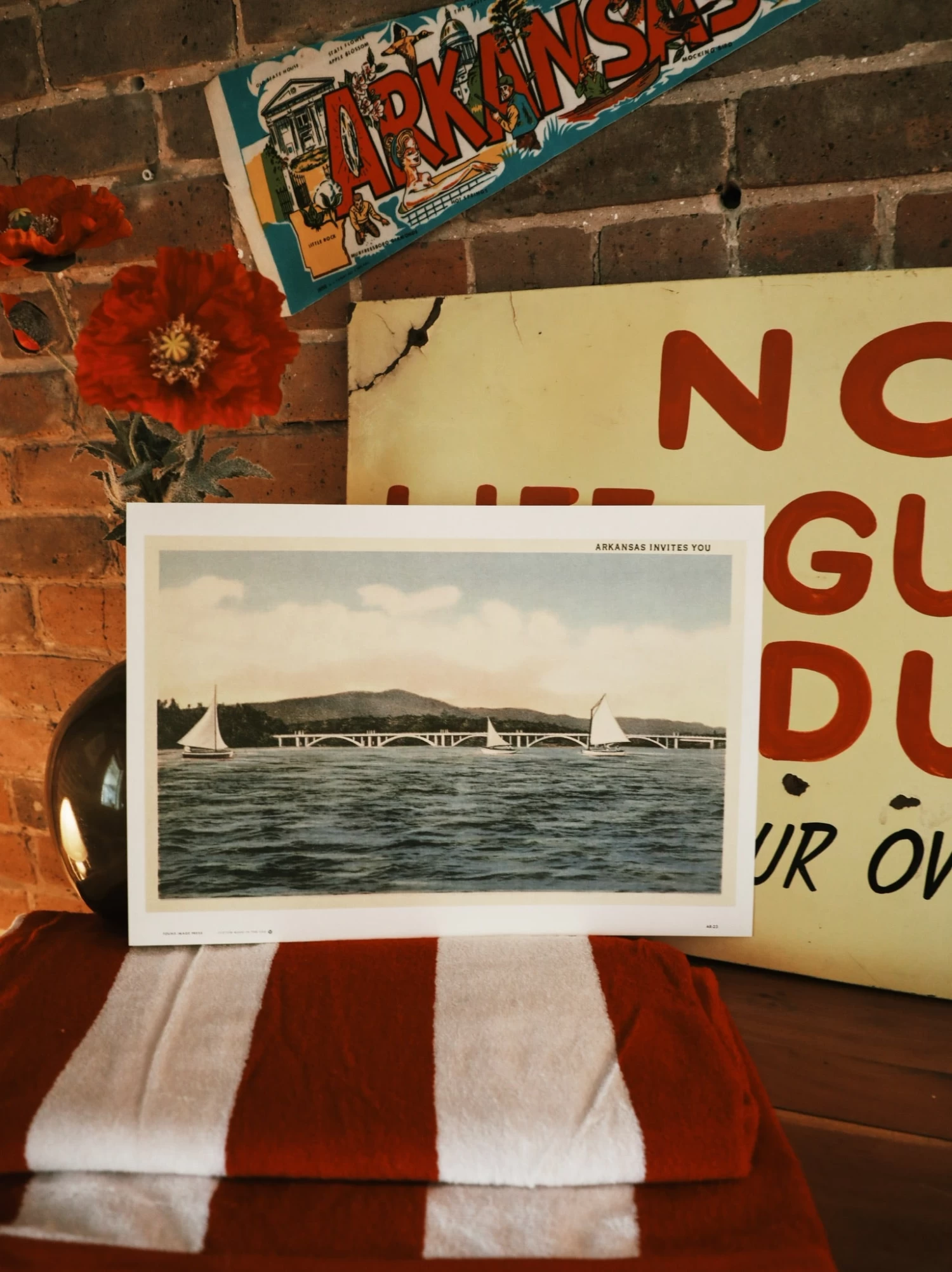 Sail Boats In Arkansas Lake Art Print 1 Sail Boats In Arkansas Lake Art Print