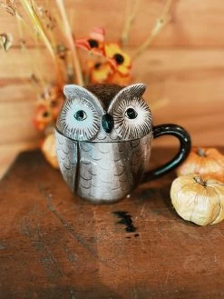 Owl Mug With Lid