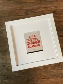 Match South: University Of Arkansas Framed Print - White -Fashion Home Store image f3d02f42 f3d3 416b b2ba 34115fb6413f