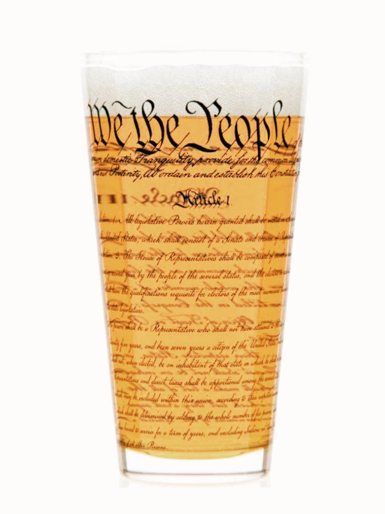 We The People Pint Glass 9 We The People Pint Glass - Image 9