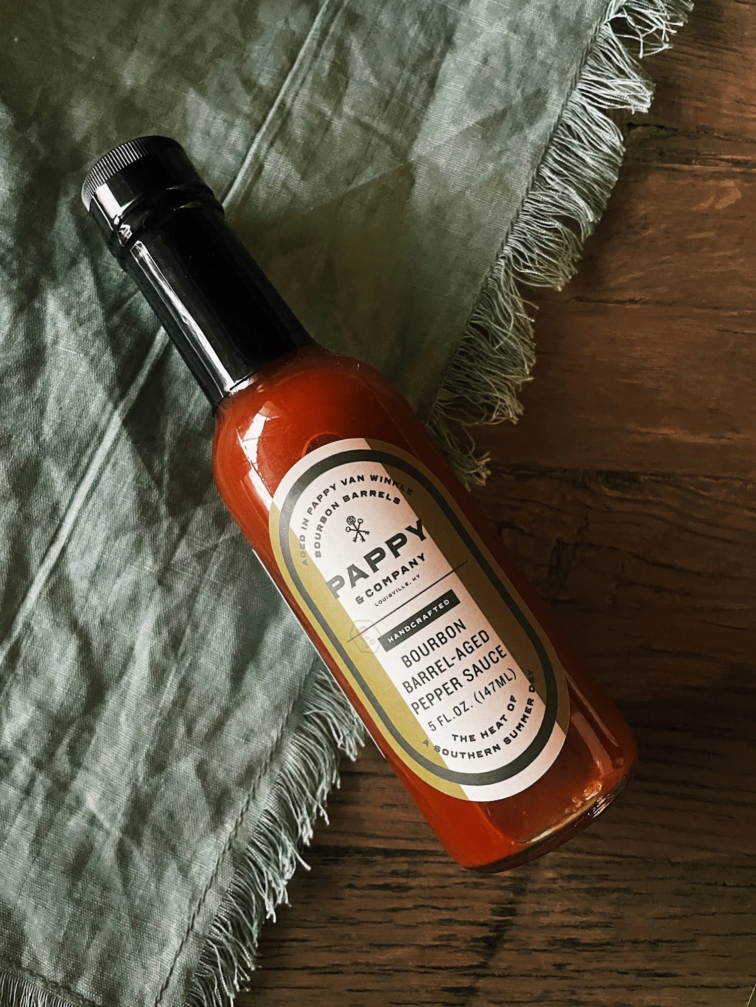 Pappy & Co: Barrel-aged Pepper Sauce 1 Pappy & Co: Barrel-aged Pepper Sauce