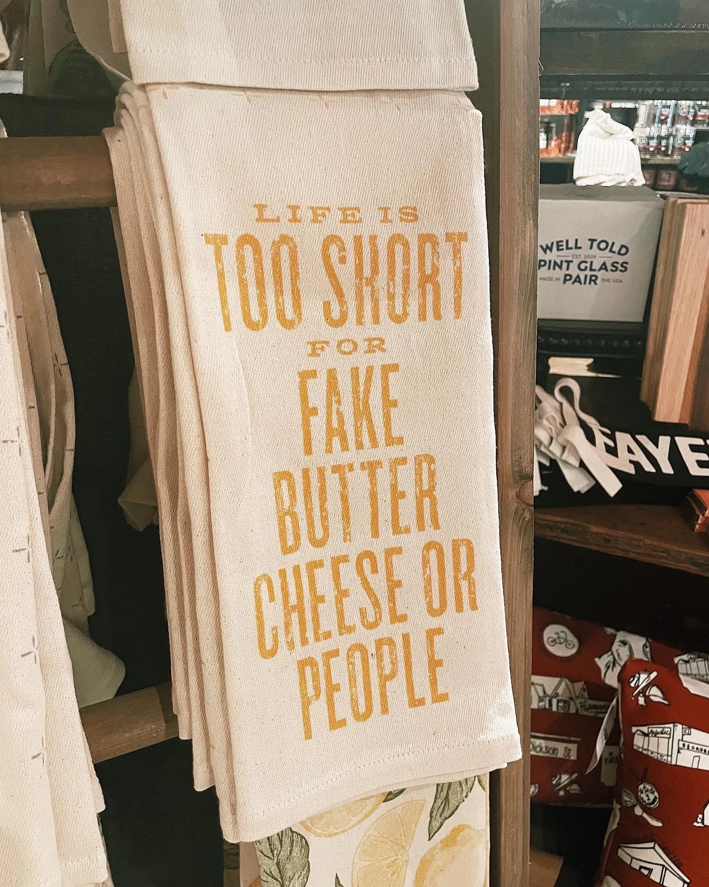 Life Is Too Short Kitchen Towel 2 Life Is Too Short Kitchen Towel - Image 2