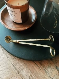 Engraved Brushed Gold Wick Trimmer -Fashion Home Store image fdc25cef efba 471c a2a6 649f562ec948