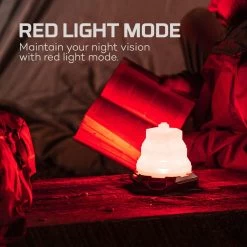 Nebo: Galileo Air 1000 Collapsible Lantern -Fashion Home Store neb ltn 1003 galileo air 1000 web graphic red light