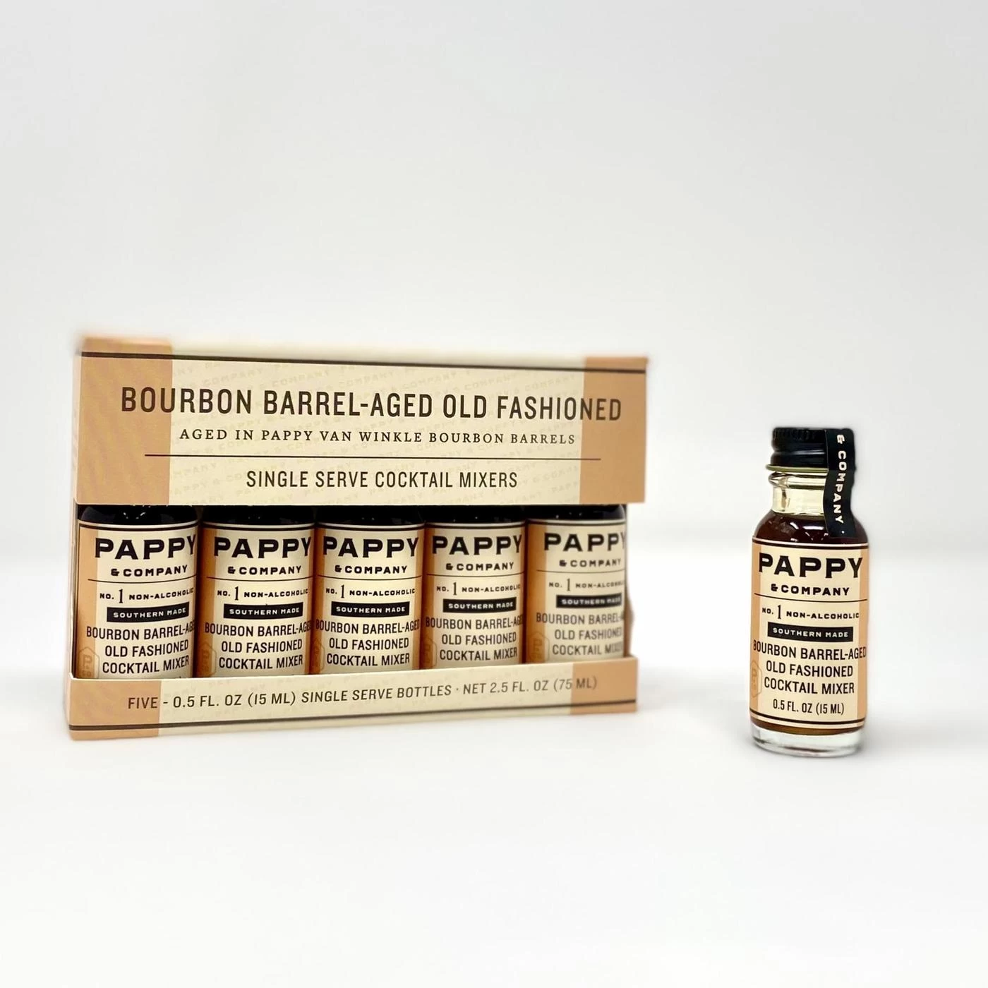 Pappy & Co: Bourbon Barrel-aged Old Fashioned Mix: Single Serve 5-pack 9 Pappy & Co: Bourbon Barrel-aged Old Fashioned Mix: Single Serve 5-pack - Image 9