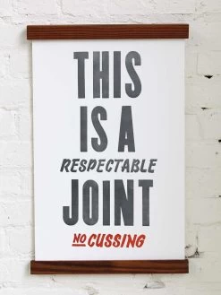 Old Try: Respectable Joint - 13x20 -Fashion Home Store respectablejoint