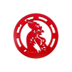 Lodge Enameled Rooster Trivet - 8 Inch -Fashion Home Store rooster