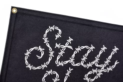 Oxford Pennant: Stay Sharp Camp Flag -Fashion Home Store stay sharp camp flag detail